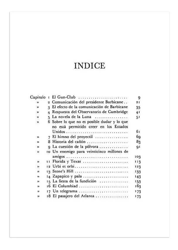Libro De la Tierra a la Luna