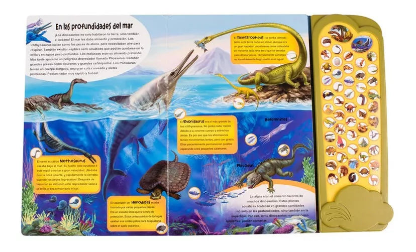 Libro sononidos de Dinosaurios Gran Enciclopedia