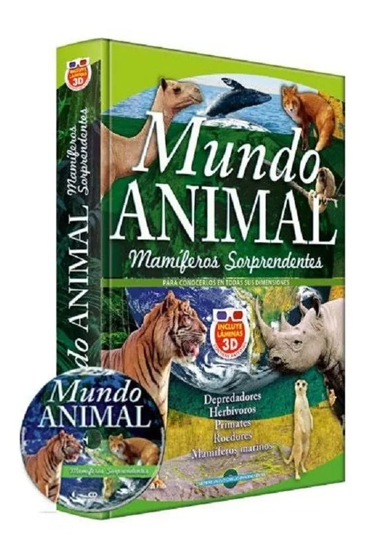 Libro Mundo Animal 3D Para Niños