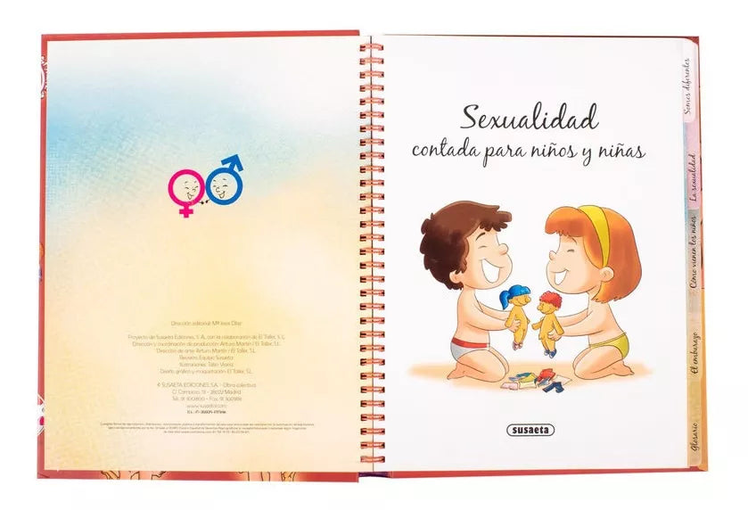 Libro Sexualidad contada para Niños y Niñas