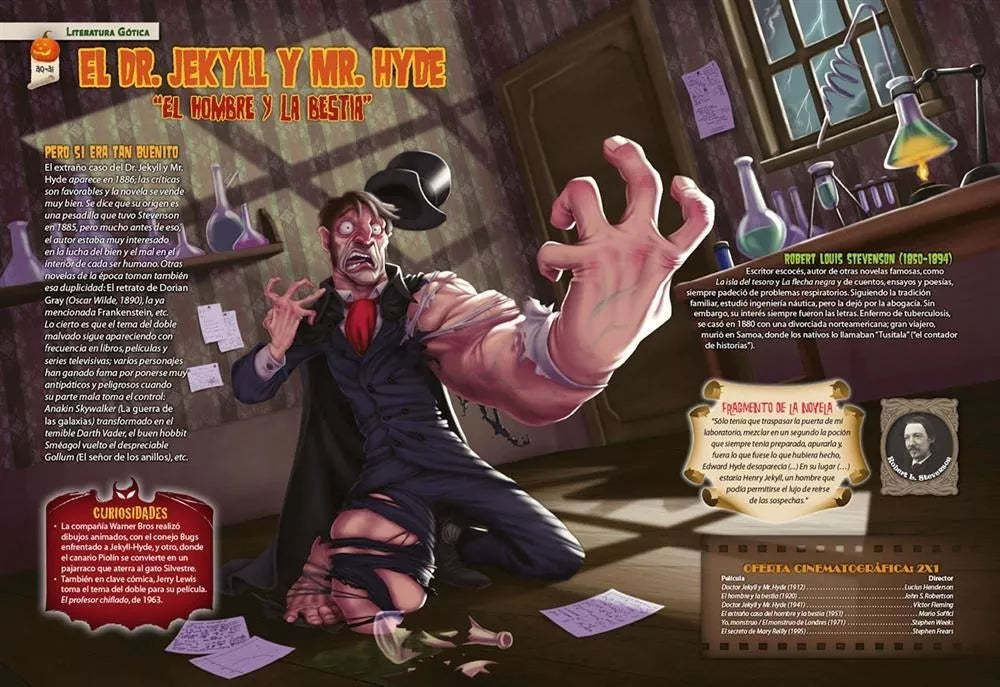 LIBRO DE LOS MONSTRUOS MÁS FAMOSOS