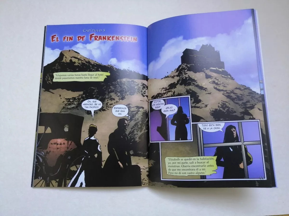 Novela Grafica Frankenstein