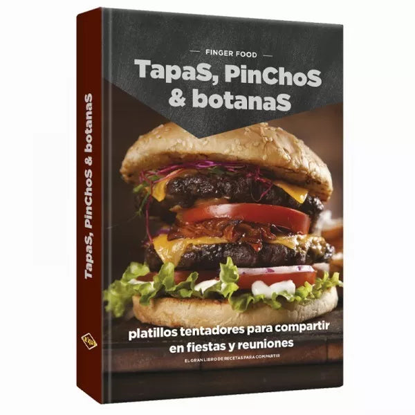 Libro cocina Tapas, Pinchos y Botanas