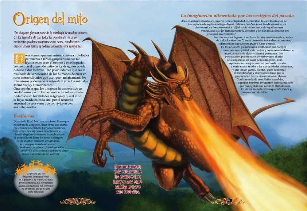 LIBRO EL MUNDO de los DRAGONES