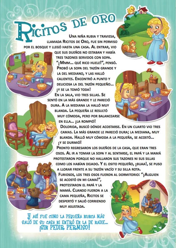 Libro Gigante De Cuentos Rompecabezas Muñequitas