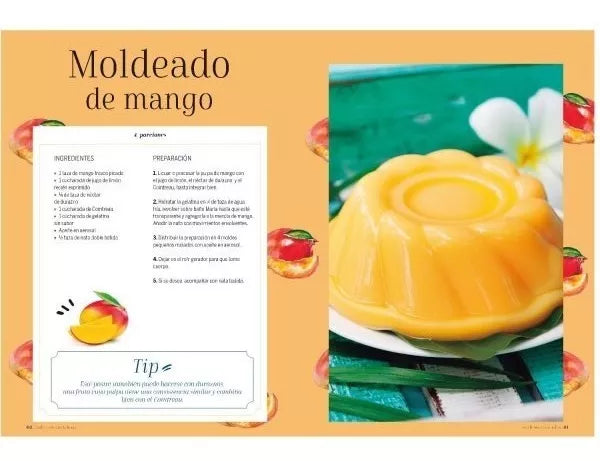 Libro recetas gelatinas postres