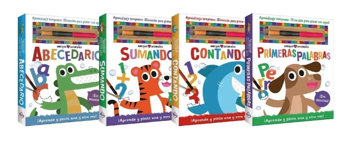 Libro colección Primeras Palabras-abecedario-contando-sumando