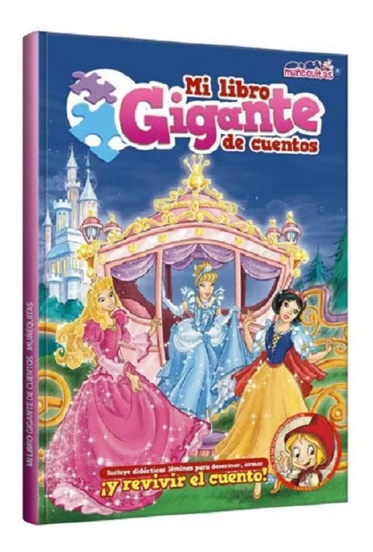 Libro Gigante De Cuentos Rompecabezas Muñequitas