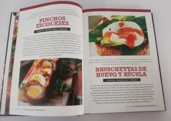 Libro cocina Tapas, Pinchos y Botanas