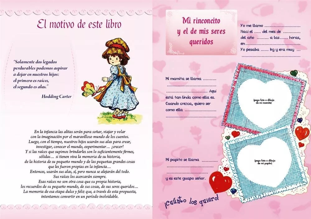 Libro Álbum Para El Bebe Huellitas
