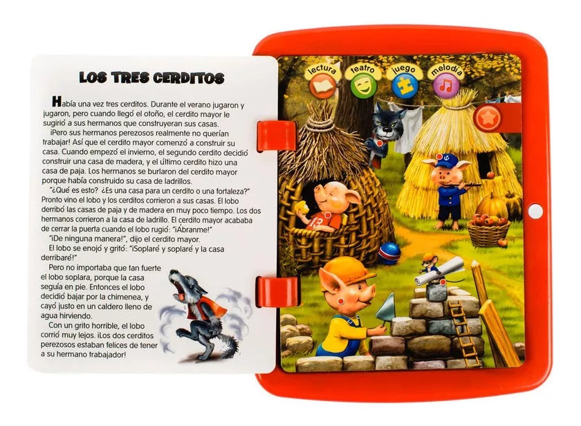 CUENTOS DE HADAS PANTALLA INTERACTIVA Y SONIDOS