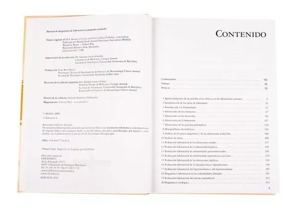 Manual De Diagnóstico De Laboratorio En Pequeños Animales