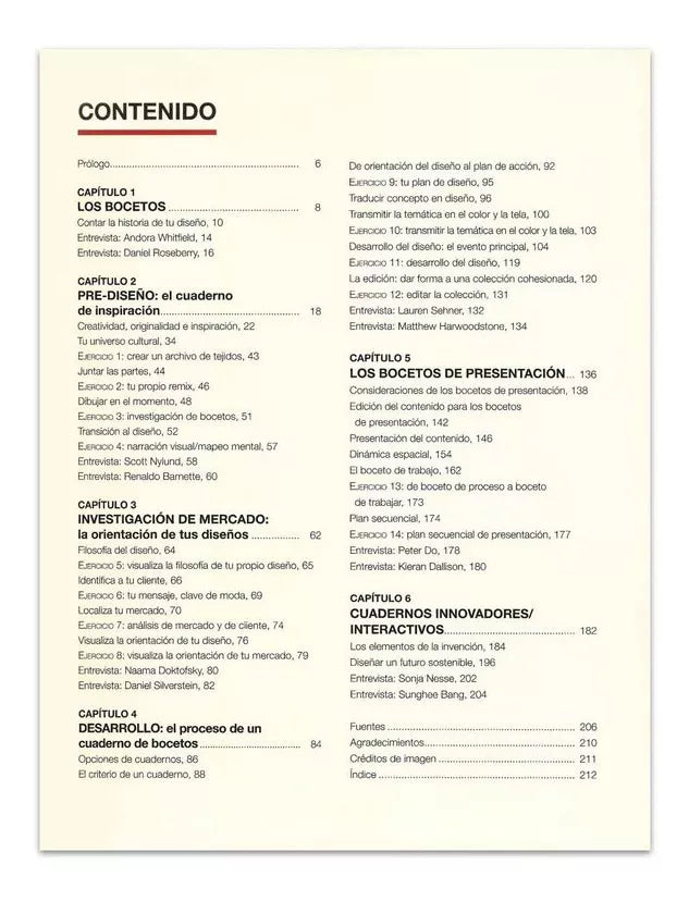 Libro diseño de moda cuaderno de bocetos
