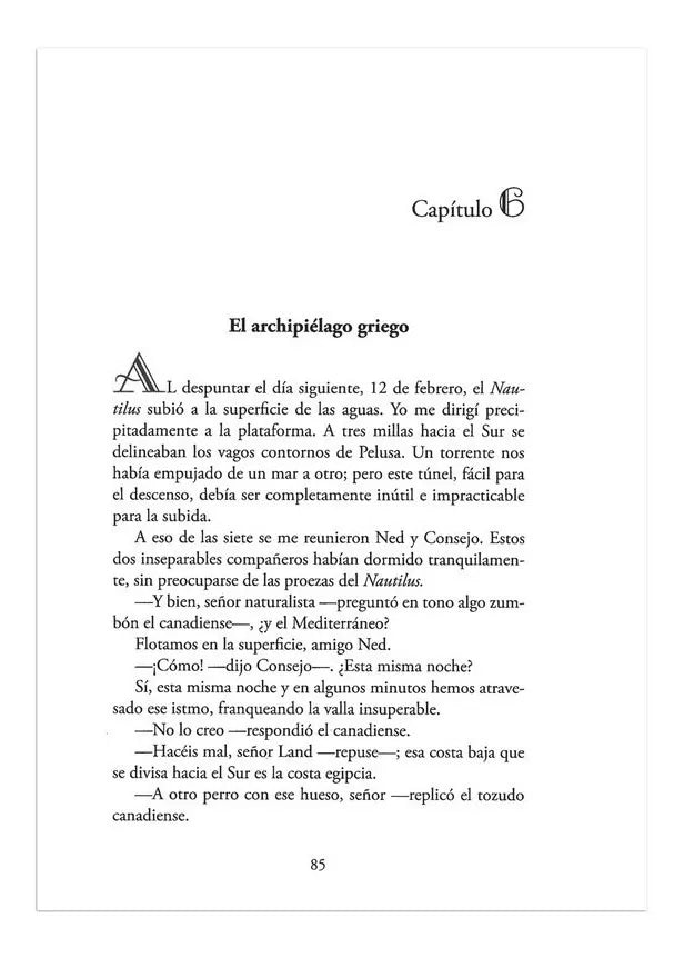 Libro 20,000 Leguas de Viaje Submarino Tomo II